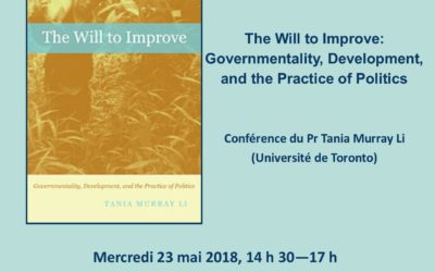 The Will to Improve – Conférence de Tania Li à Montpellier