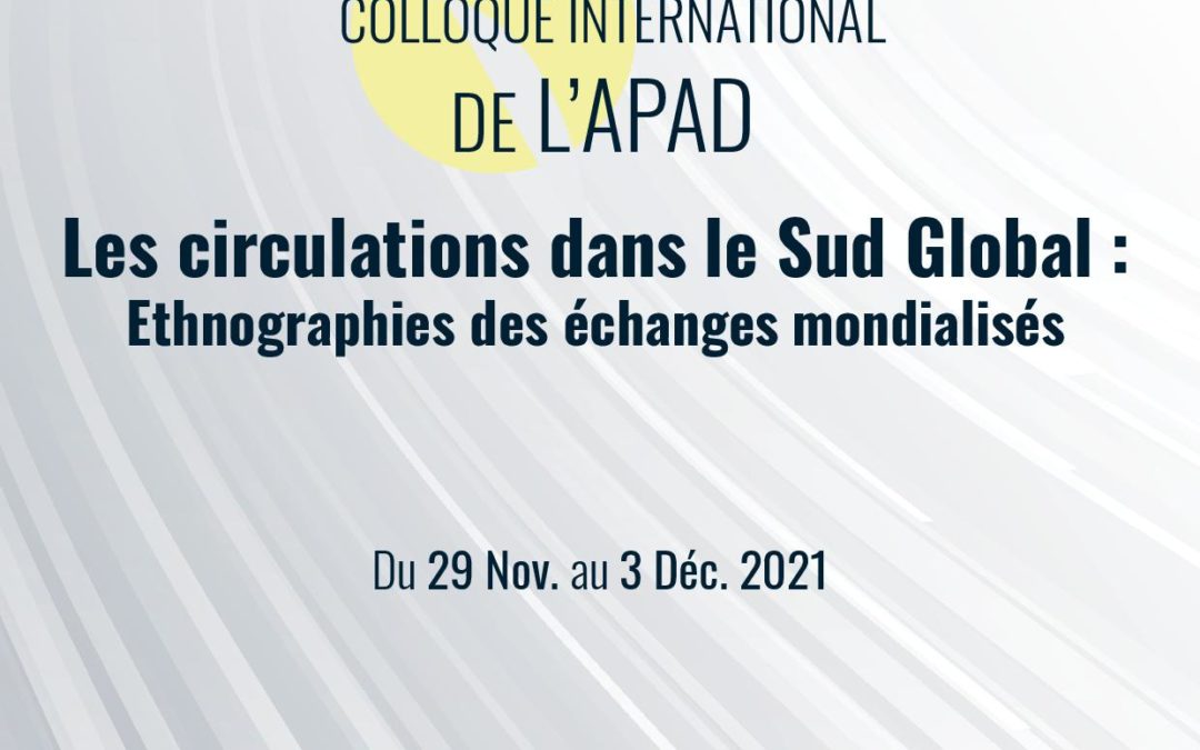 Colloque APAD : inscrivez vous! / APAD Conference: register now!